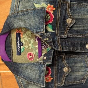 Sundance driftwood embroidered jacket